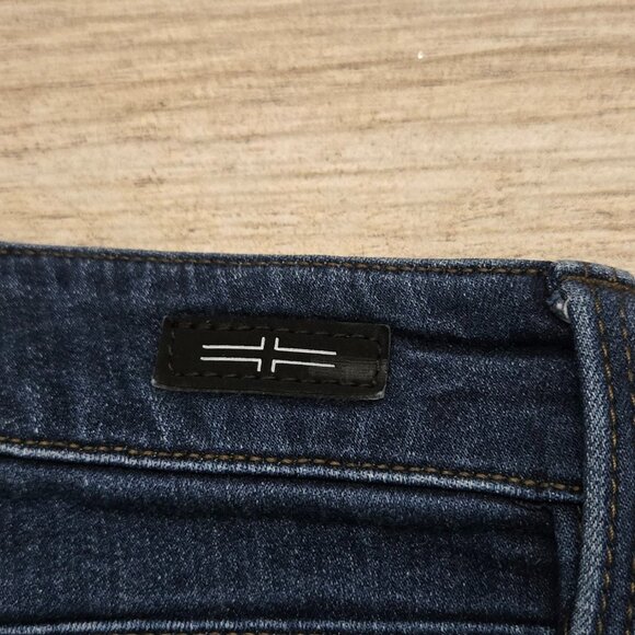 Liverpool The Crop Skinny Jeans Women's High Rise Super Stretchy Raw Hem 8/29 - Picture 8 of 9